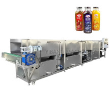 Glass Bottle Juice Pasteurizer and Cooler Equipment - Beer Tunnel Pasteurizer