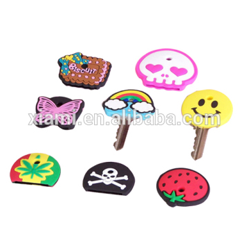 clearance sale pink skull shape soft pvc decorative wall hanging key holder wall key holder