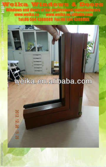 modern wooden aluminum doors and windows profile