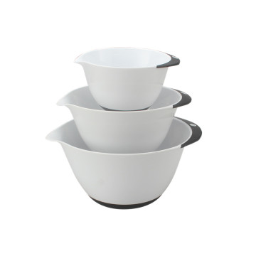 Nesting Mixing Bowls with Rubber Grip Handles