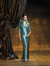 taffeta short sleeve long formal dresses