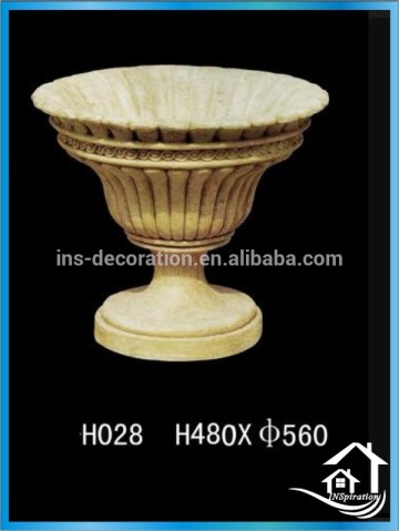 Artificial stone flower vase