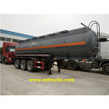 3 Axle 19000 lita za sulfuric acid trailer tankers