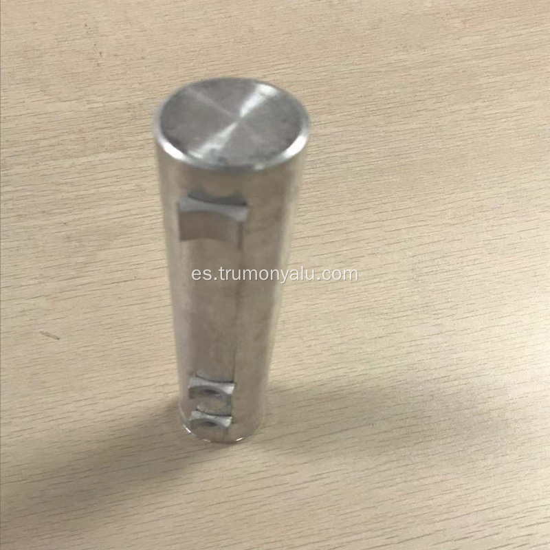 Tubo de tubo ranurado de aluminio anodizado 6063