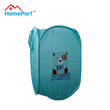 Folding pop up laundry hamper
