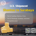 LCL verzending van Shantou naar Surabaya