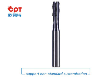 Solid carbide taps straight flute