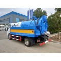 ISUZU ELF 5000L Septic Tank Truck With High Pressure Washing Function