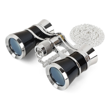 Hot Promotion: 3X25 Black Classical Model Opera Glasses with Chain - Shop Now!