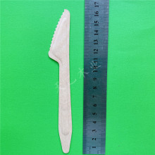 Disposable wooden cultery set wooden knife 165mm strengthen