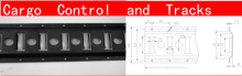 high quality cargo/goods control, stainless steel cargo track control