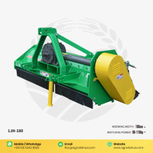 Model 180 Single-Shaft Single-Side Drive Straw Crusher