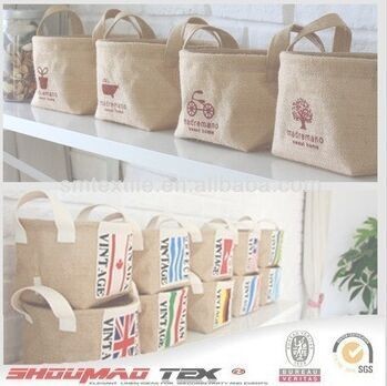 wholesale 100% handmade jute bags for coffee