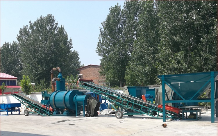 Sand rotary dryer machine