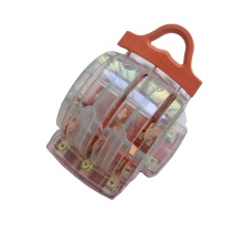 Transparent 3P100A Copper Double Throw Change Over Knife Switch