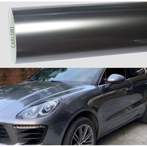 Super Gloss Nando Grey Car Vinyl Wrap