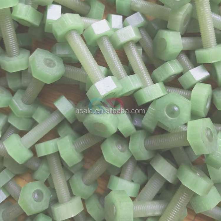 Frp Fiber Bolt Nut Fiberglass Threaded Bolts, High Quality Frp Fiber