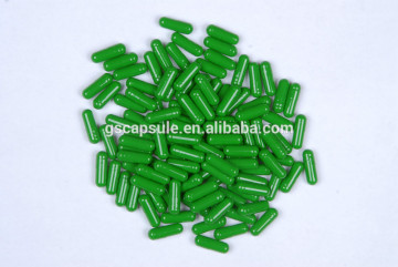 1 fruit-green empty hard gelatin capsule