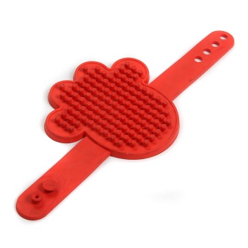 Palm-sized TPR rubber brush