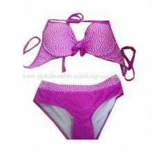 Popular Bikini, Made of 80% Nylon and 20% Spandex
