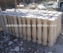 cheap yellow sandstone balustrade,balustrading for outdoor step