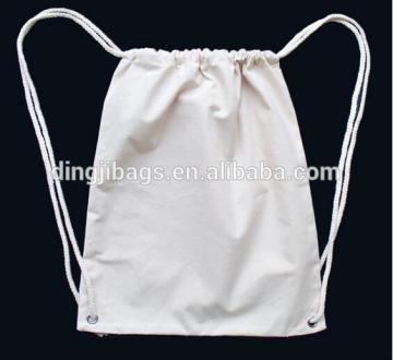 Cotton shoe bag drawstring sports bag