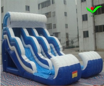 Custom inflatable wave slide for the summer water games
