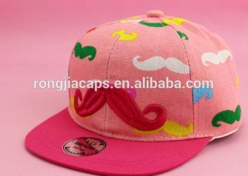 0918053 COLORFUL Flat Bill Fitted Structured Hat Caps and hats city sport caps