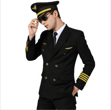 2021 Custom fashion High quality airline pilot uniform custom Attendant Aviator airlines uniforms