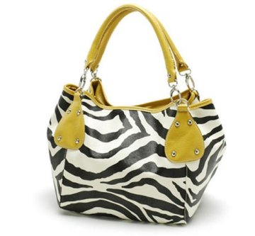 Zebra PU Ladies Handbags G5284