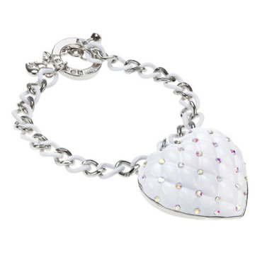 Fashion kingdom hearts bracelet with silver plated