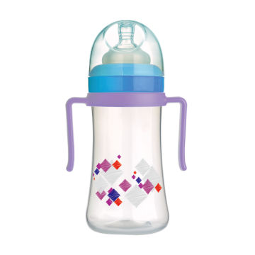 Straight baby bottle food grade PP material