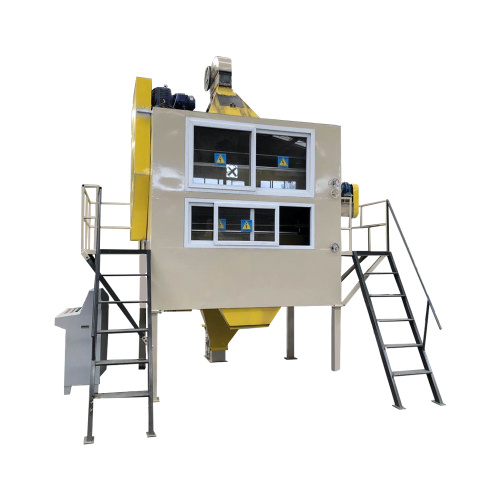 Electrostatic sorting machine for metal and plastic separating