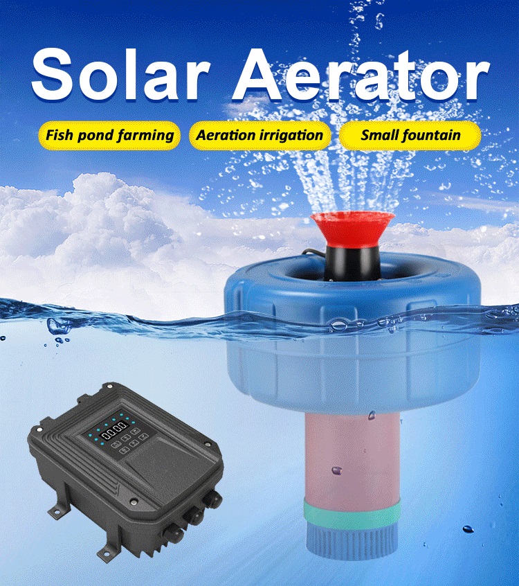 Dc 750w Solar Fish Aerators For Shrimp Farming And Aquaculture In China ...
