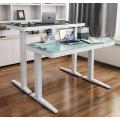 Modern tempered Glass Computer Workstation Desk