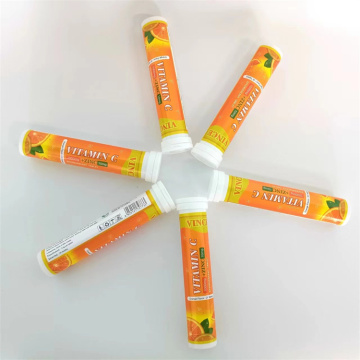 vitamin c effervescent tablet orange