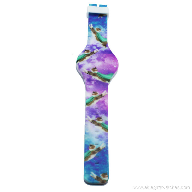 Fashion Children Silicone Bracelet Wristwatch Gift