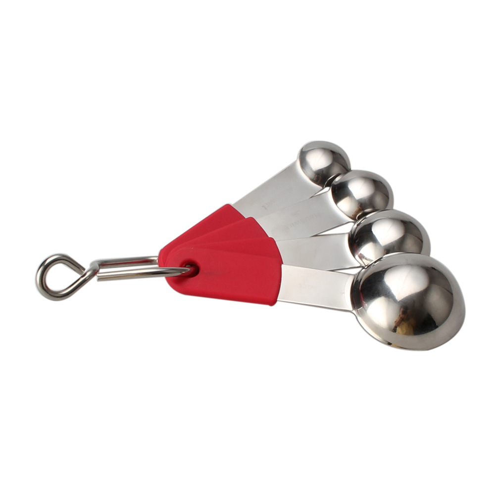 With Ergonomic Grip Measuring Spoons