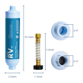 RV camping waterfiltersysteem verminderen slechte smaak chloorsediment Pet doucherwater filter