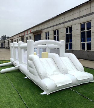 Inflatable Obstacle Slides Playground: Bouncy Castle Sport Arena for Kids