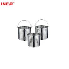 Stainless Steel Drained Strainer Basket for Pails or Buckets