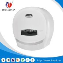 Plastic wall mounted jumbo roll tissue dispenser