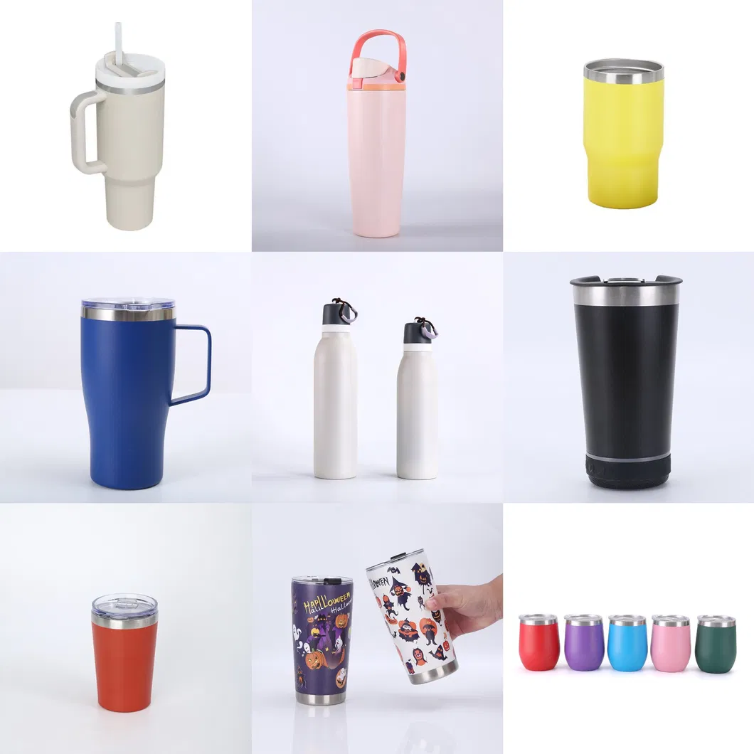 Vacuum Flasks Stainless Steel Coffee Gourde Thermos Cup Bottle Chaud Et Froid