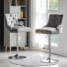Modern Metal Velvet Kitchen Bar Stools & Chairs