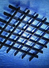 suspended metal ceiling open cell