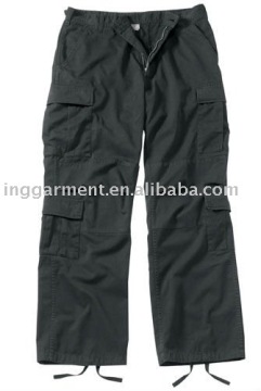 Men's Black Cargo Pants