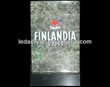Finlandia led table tent sign