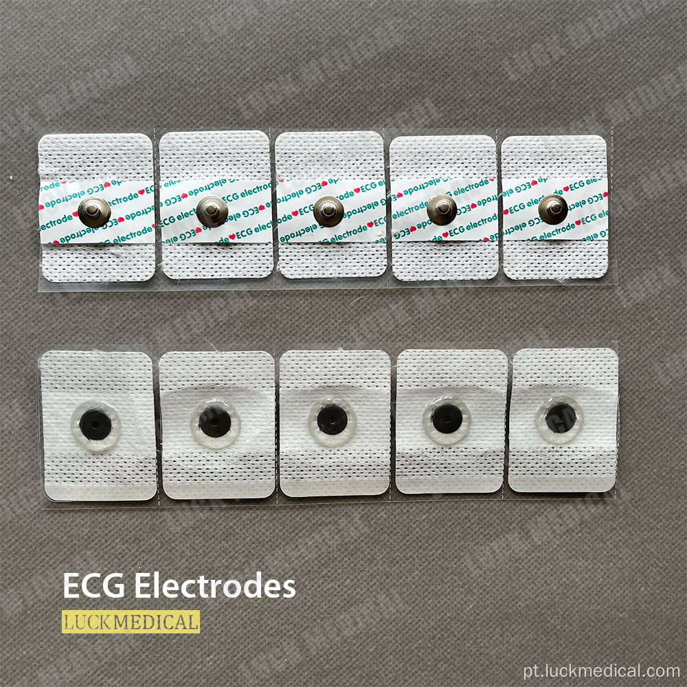 Almofadas de eletrodos ECG médicos