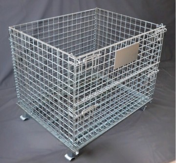 stackable wire mesh cage/ container