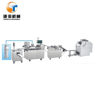 Steamed bun chicken roll making machine for food factory